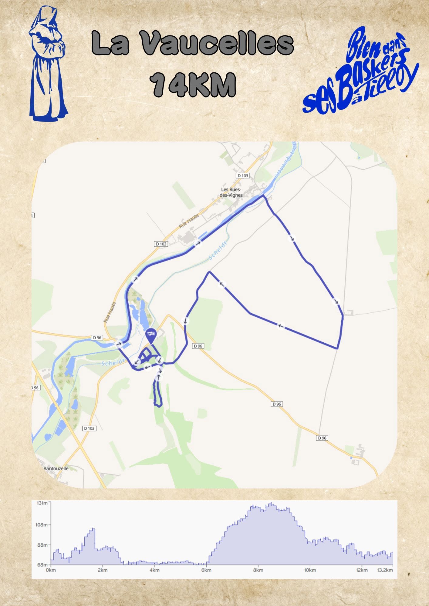 Parcours 14 km