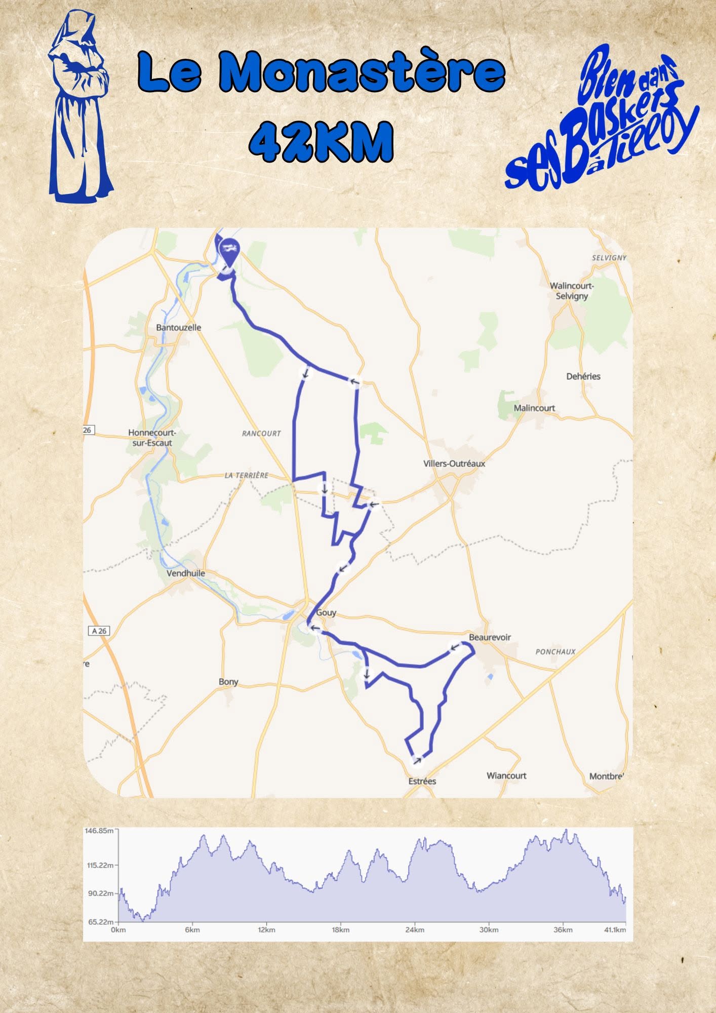 Parcours 42 km